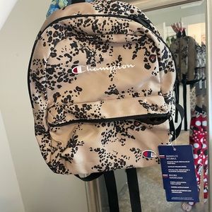 Cheetah print backpack!